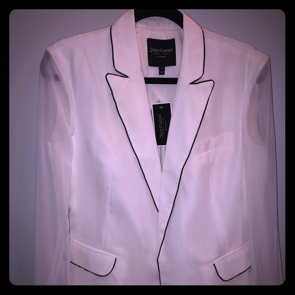 Juicy Couture Brand New with Tags White Blazer - Picture 1 of 1